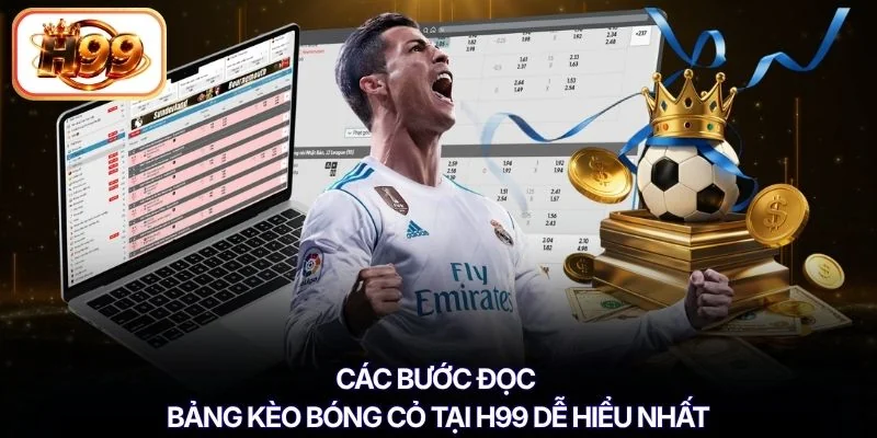 Các bước đọc bảng kèo bóng cỏ tại H99 dễ hiểu nhất